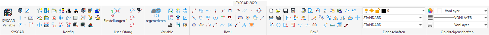 Ribbon SYSCAD